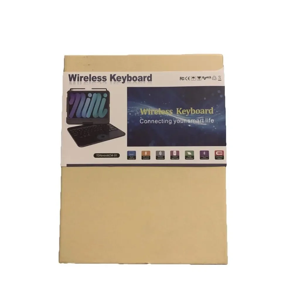 Bluetooth Keyboard Case iPad 7th 8th 9th Gen Backlit Wireless Black